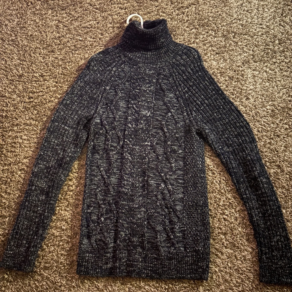 Express Charcoal Turtleneck Sweater